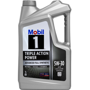 MOBIL1 TRIPLE ACTION POWER ADVANCED FULL SYNTHETIC OIL 5W30 4L
