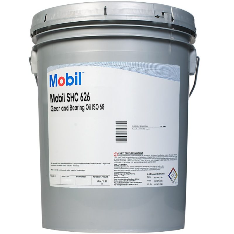 MOBIL SHC626 SYNTHETIC GEAR & BEARING OIL 18.9L