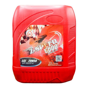 ZP Z-SPEED 6000 SAE 20W50 ENGINE OIL 20L